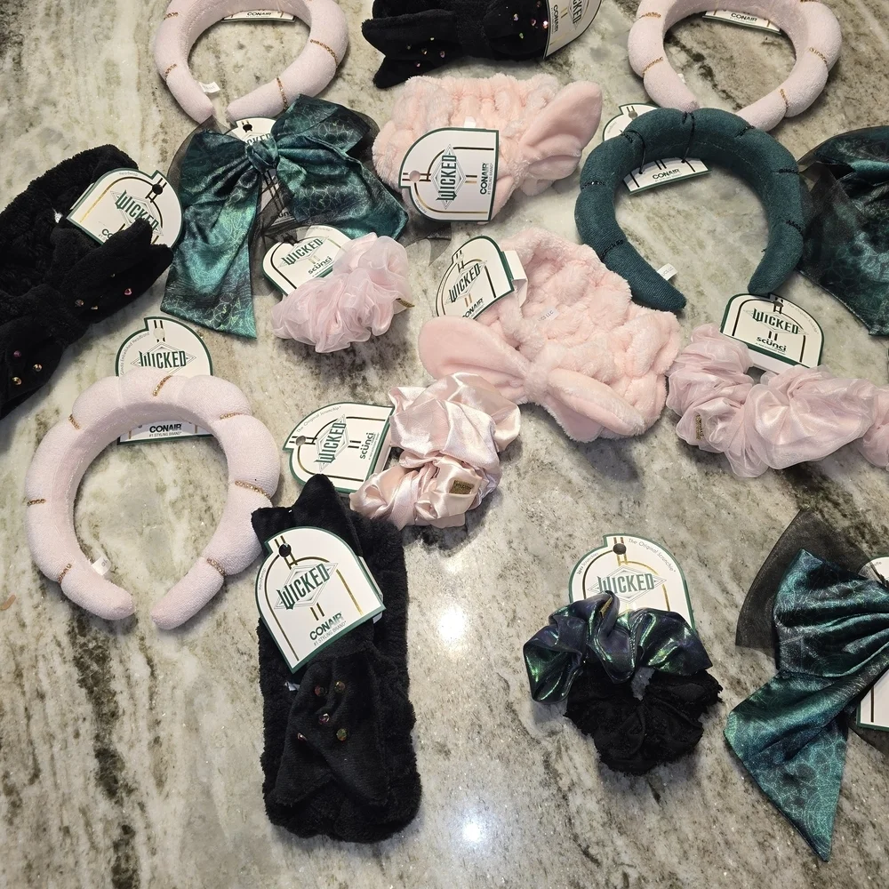 Wicked Kids Pink and Teal Hair Accessories Set